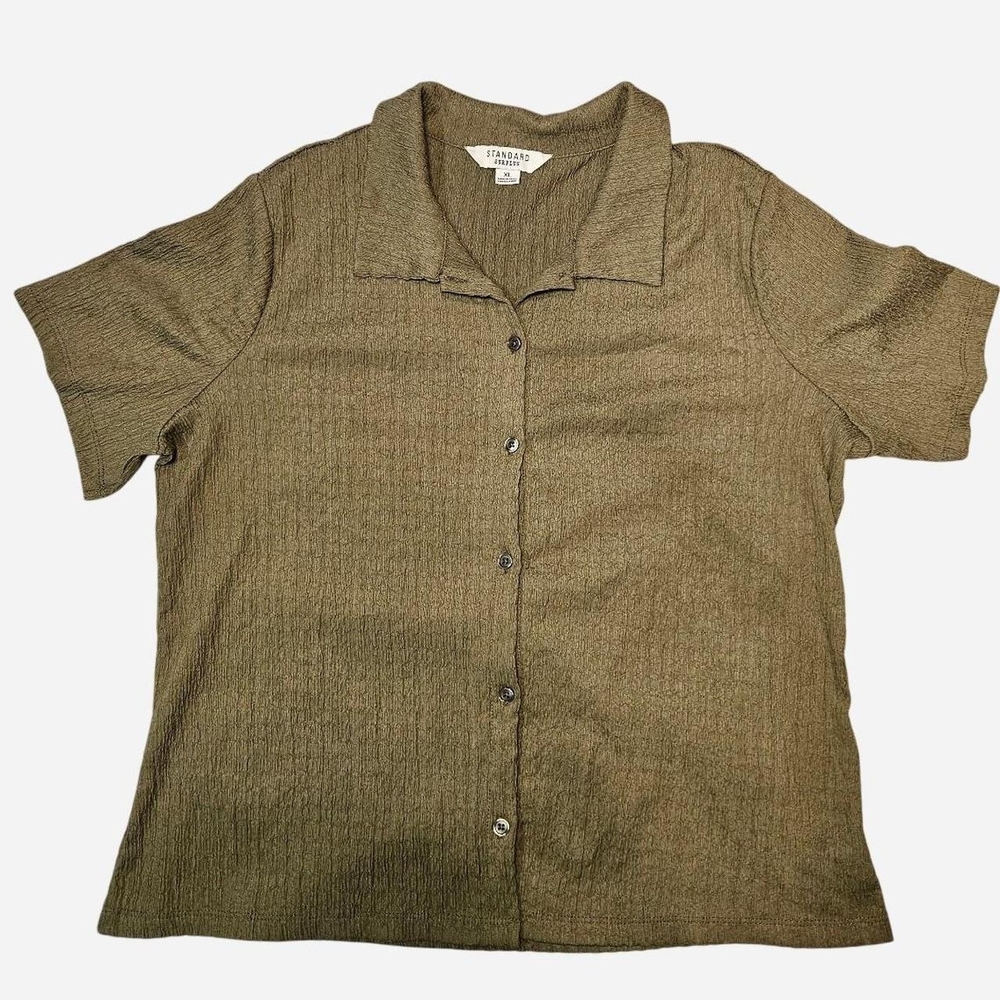 American Vintage Olive Green Blouse